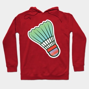 Shuttlecocks splash badminton vector, Badminton logo sticker design and Badminton Championship logo sticker design. Hoodie